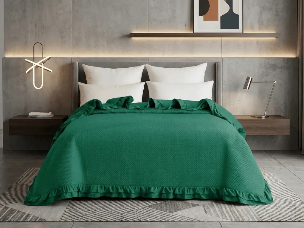 Ágytakaró MONTEGO, zöld Méret: 200 x 220 cm