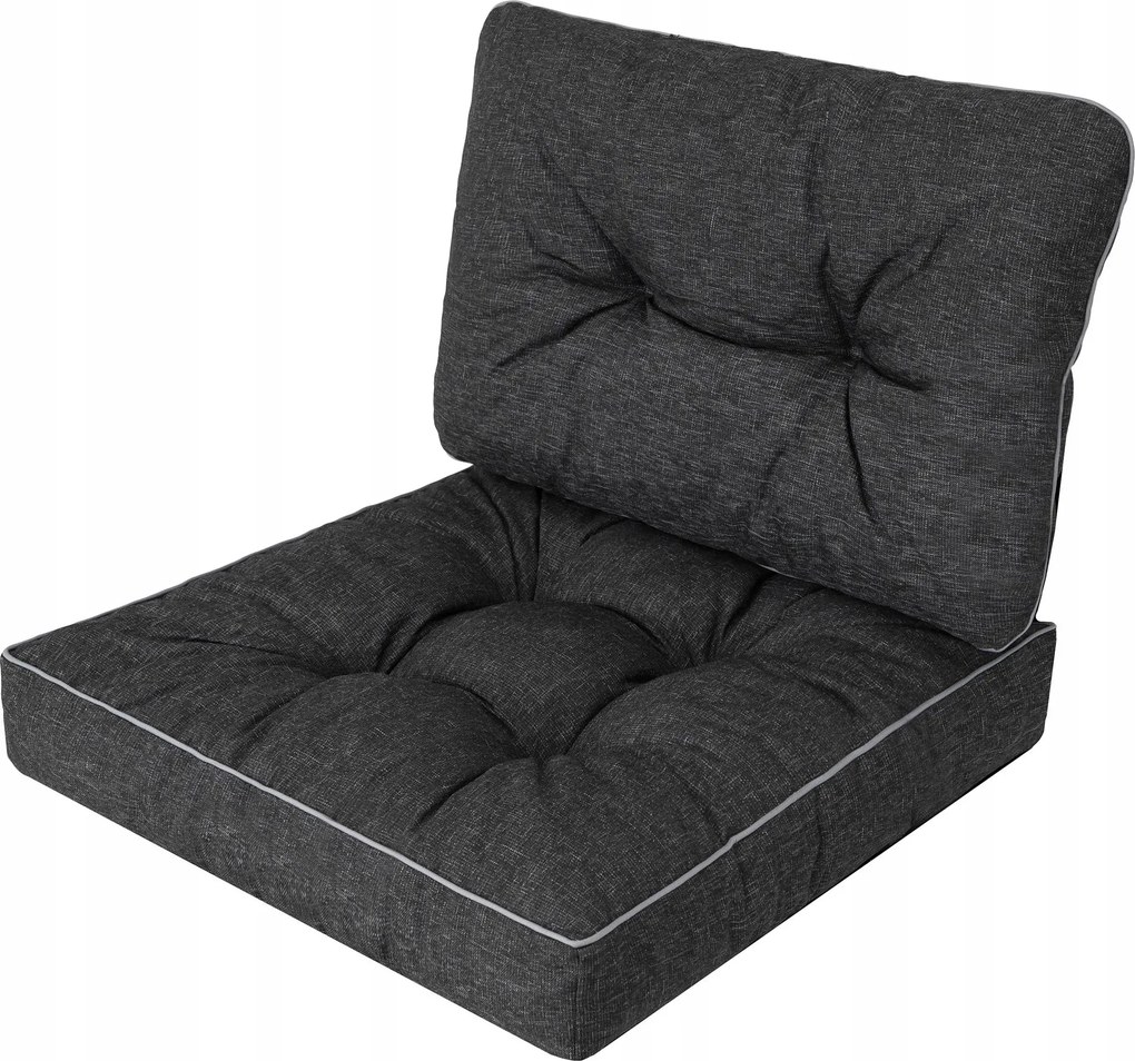 Kerti székpárna, technorattan fotelpárna 115x70cm