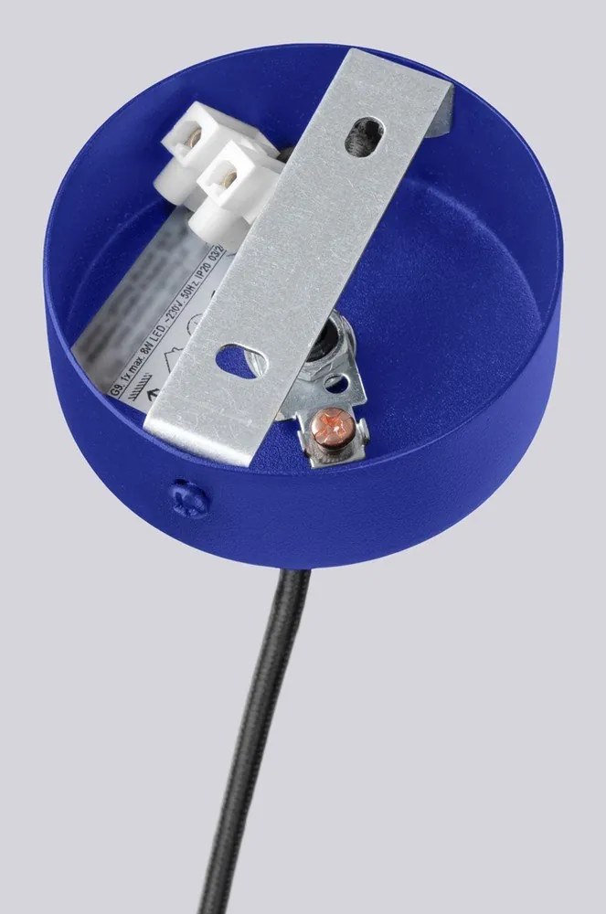 Kék függőlámpa üveg búrával Orbital – Sollux