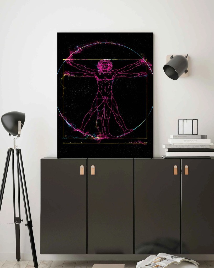 Gario Vászonkép Da Vinci vitruviusi embere - Nikita Abakumov Méret: 80 x 120 cm