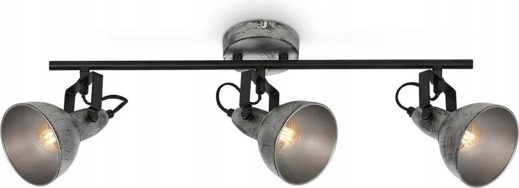 Reflektor Briloner 3x E14 max 40W antik ezüst IP20