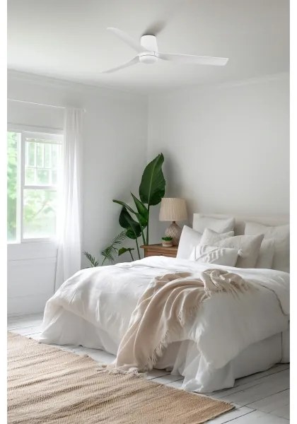 FARO 33828WT-Mennyezeti ventilátor PUNT TUB M fehér átm. 132 cm WT + távirányítás