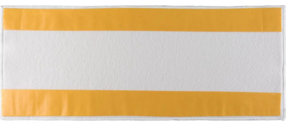 Krémszínű pamut lépcsőszőnyeg szett 16 db-os 25x65 cm Ekru – Vitaus