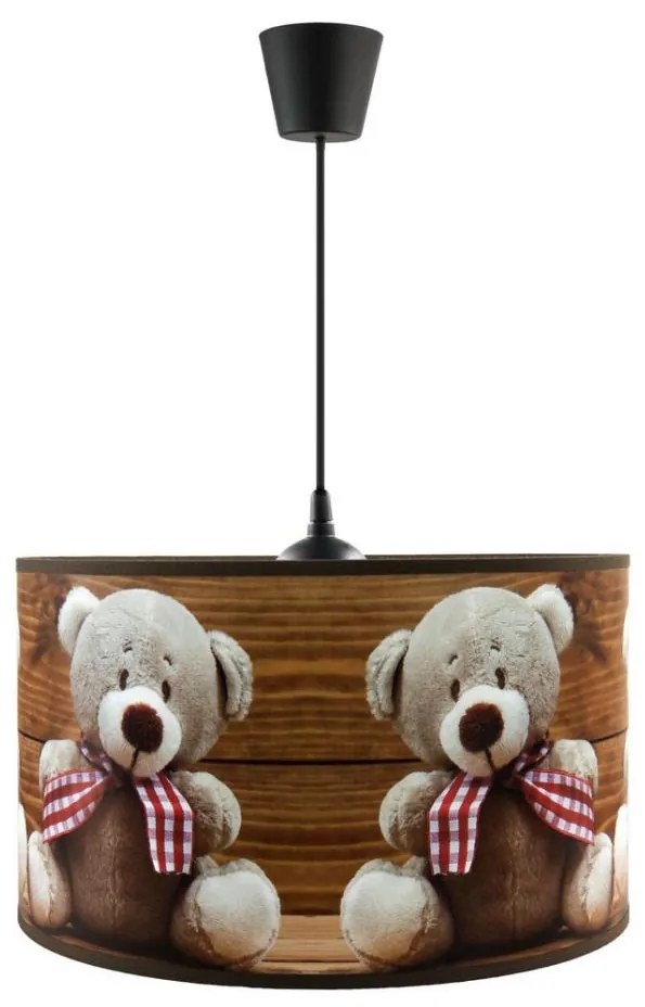 Gyerek függeszték BEARS 1xE27/60W/230V kábellel