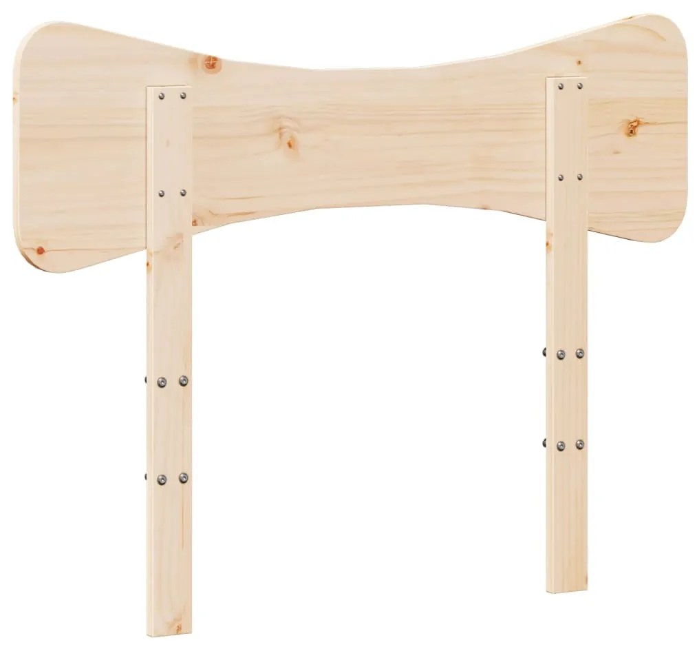 tömör fenyőfa fejtámla 100 cm