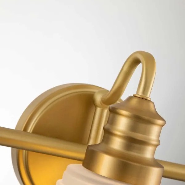 Quoizel QZ-SWELL3-BB-BATH-LED Fürdőszobai fali lámpa SWELL 3xG9/3W/230V IP44 aranyszínű