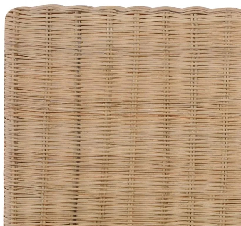 kézzel font valódi rattan ágykeret 180 x 200 cm