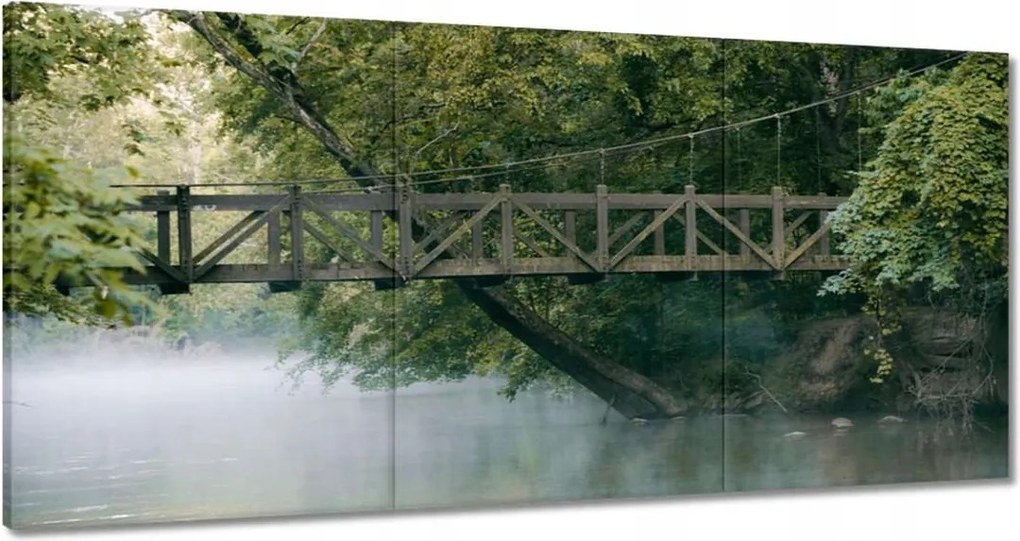 Festmények 120x60 Híd Építészet Tájkép