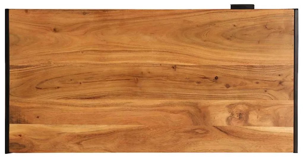 tömör akácfa dohányzóasztal 110 x 55 x 40 cm