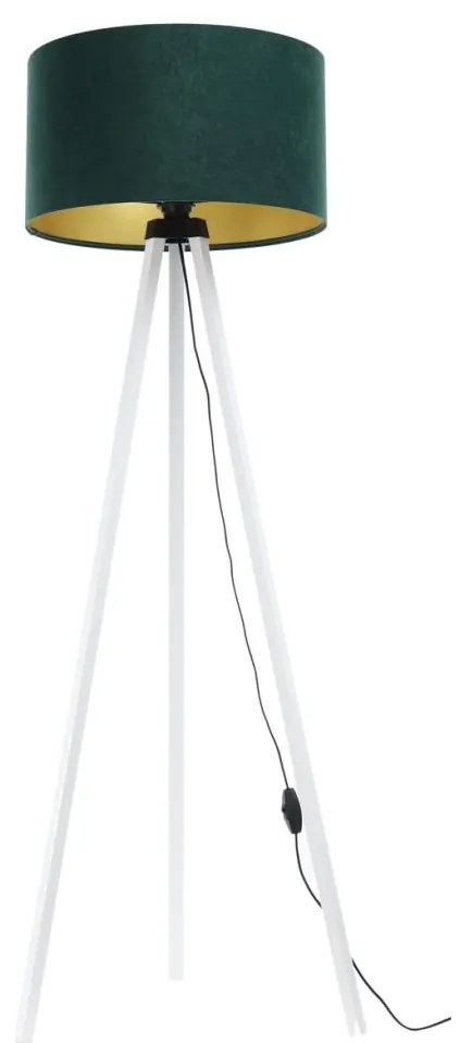 Állólámpa STANDART 1xE27/60W/230V zöld/fehér