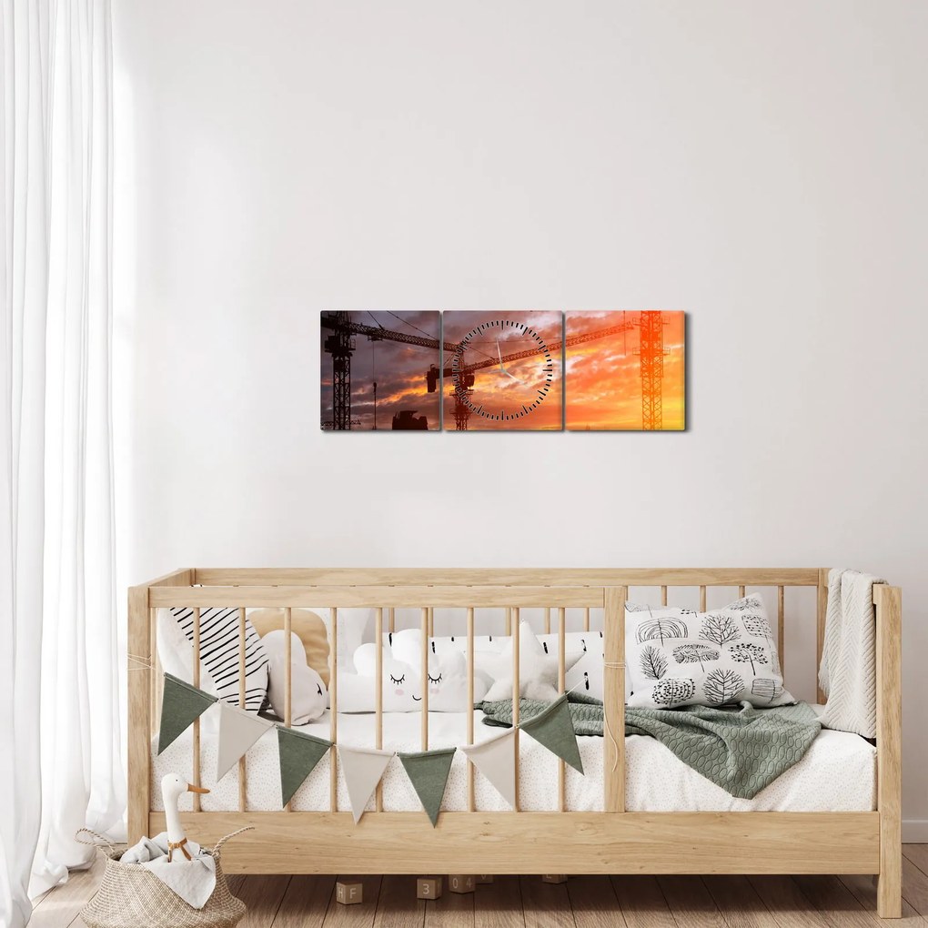 Kép - Építési terület (órával) (90x30 cm)