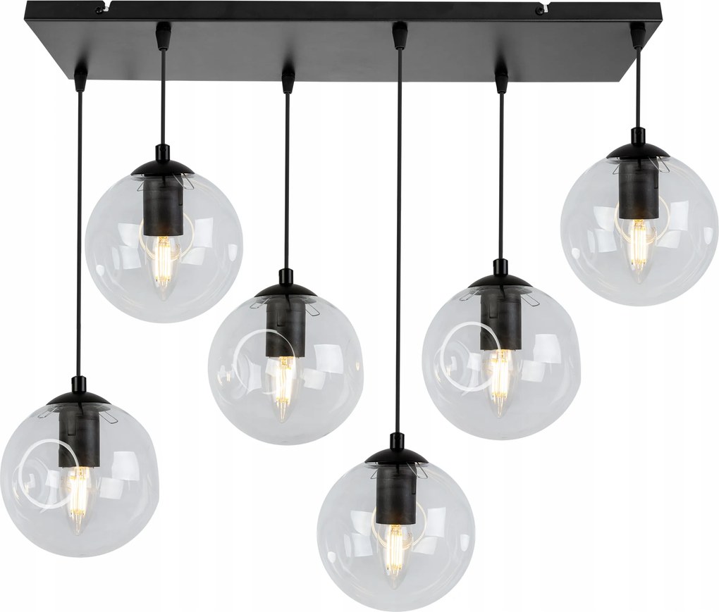 Mennyezeti Lámpa Függő Csillár Díszléc Konyhába Nappaliba Az Asztal Felett Gömbök Sziget