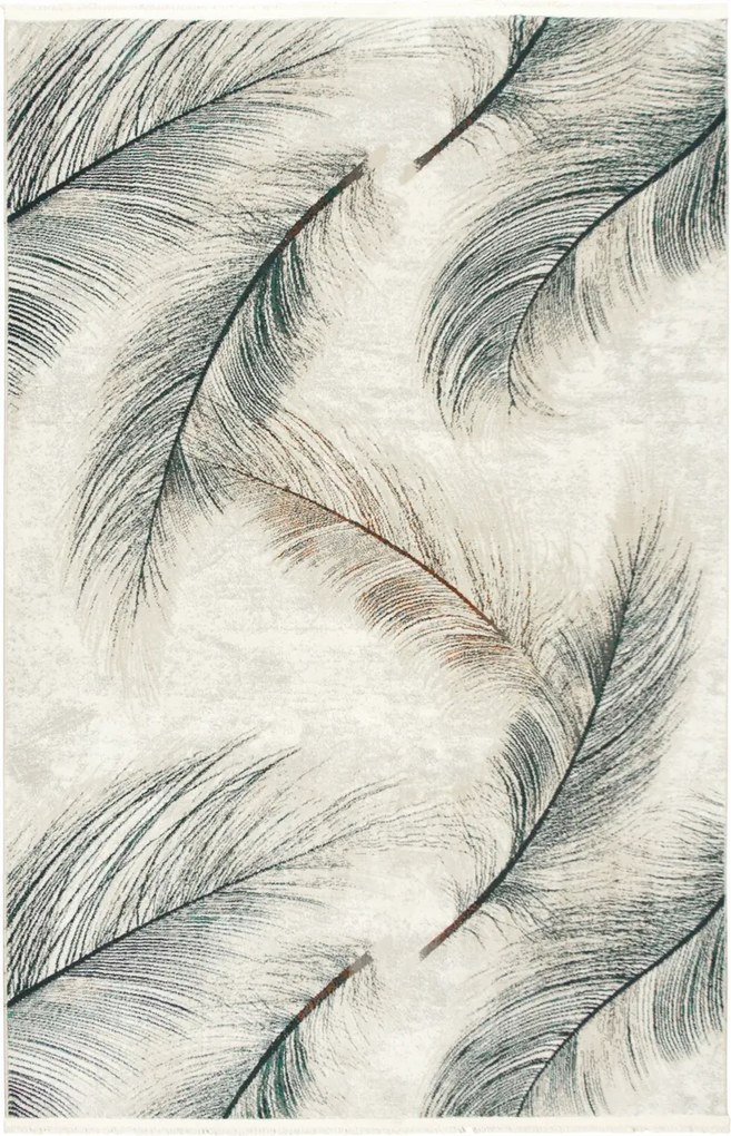 80x150 cm Szőnyeg Palack Toll Zöld Rojtos