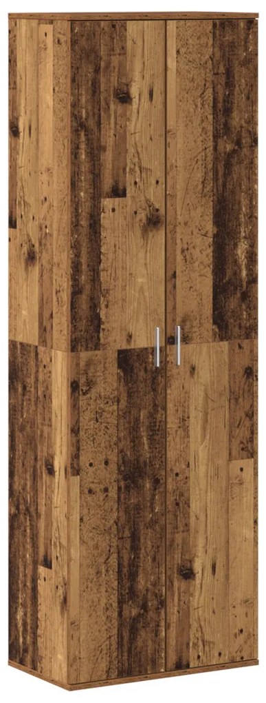 Felsőszekrény Régi Fa 60x35x180 cm Műszaki Fa