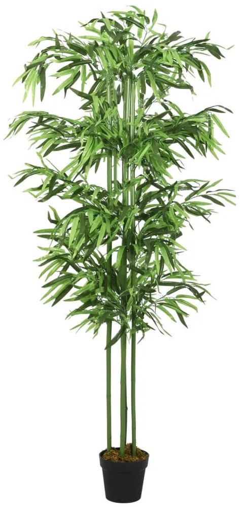 vidaXL zöld mű bambuszfa 240 levéllel 80 cm