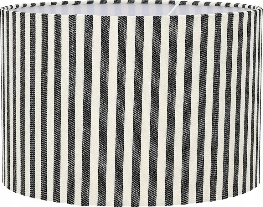 Lámpaernyő Csíkos Lámpabúra 30cm Boho Henger Álló Függőlámpához