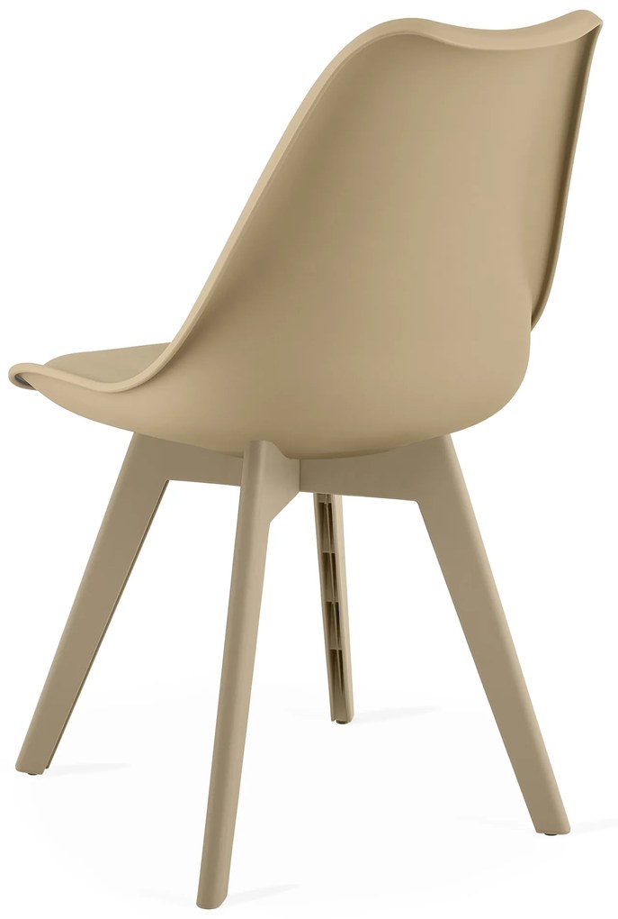 Bézs szék BALI MARK bézs lábakkal