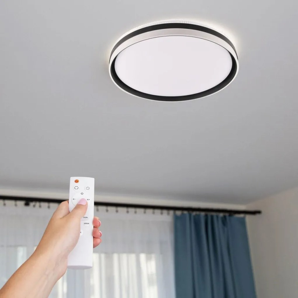 Polux BARBARA 326683 Süllyesztett mennyezeti lámpa 1x72W/LED 3000K-4000K-6000K 8000lm IP44