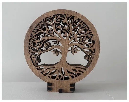 Li-Go 23577/DUB2 - LED dimmelhető asztali dekoráció LED/12W/230V 20x22 cm tölgy