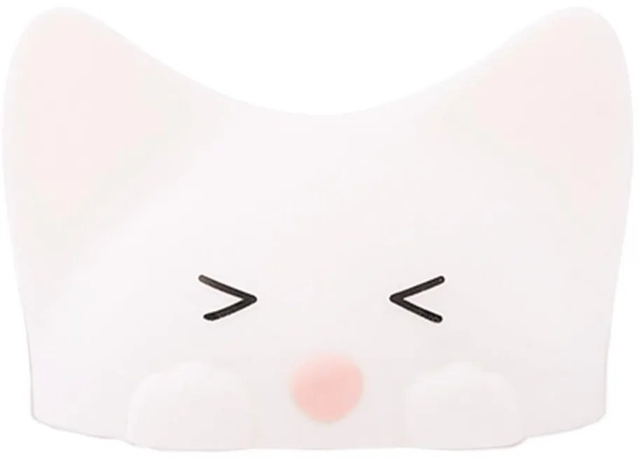 MegaLight - LED RGB Dimmelhető újratölthető gyermek érintős lámpa CATTY CAT LED/5V