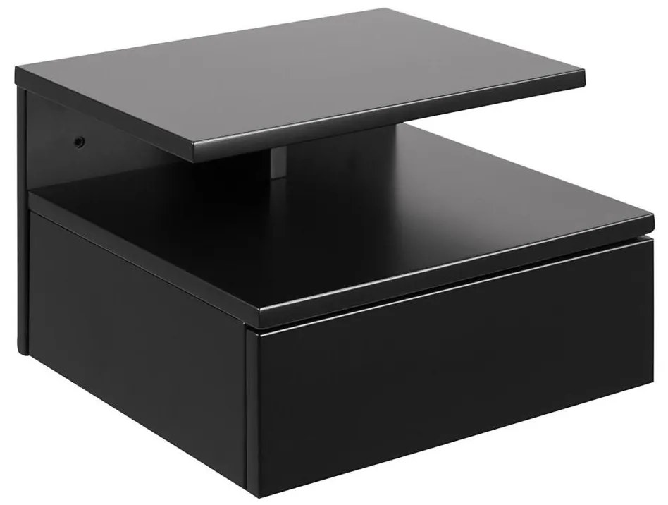 AVA fekete éjjeli szekrény