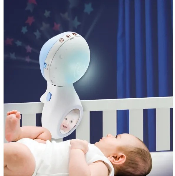 Infantino 3v1 zenélő kiságyforgó, 3xAAA, kék színű