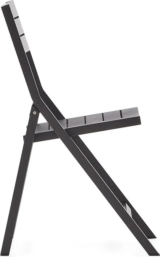 Fekete fém kerti szék Torreta – Kave Home