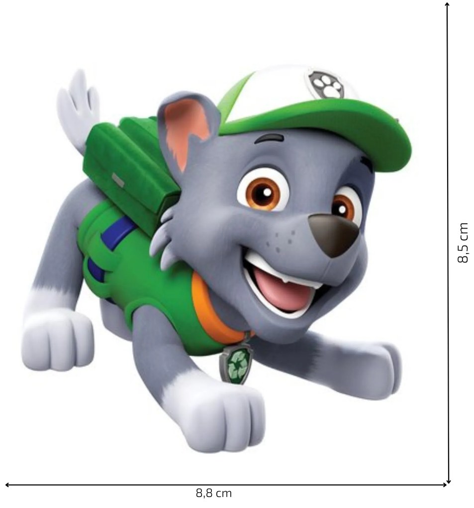 PIPPER. Matrica a kapcsoló felett "PAW Patrol -  Rocky"