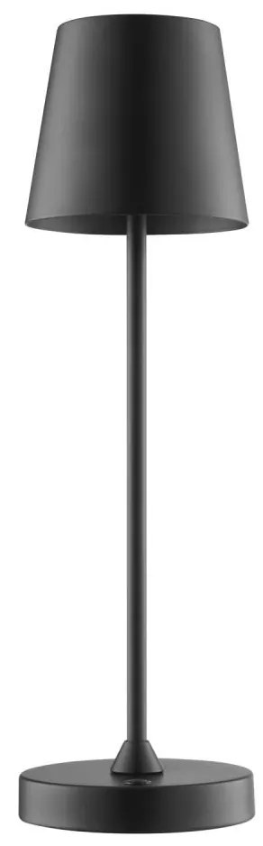 Brilliant - dimmelhető, tölthető érintésvezérelt asztali lámpa ELORA LED/2,5W/5V 2700K IP44 fekete