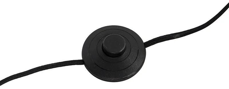 Design állólámpa fekete füstüveggel - Dome