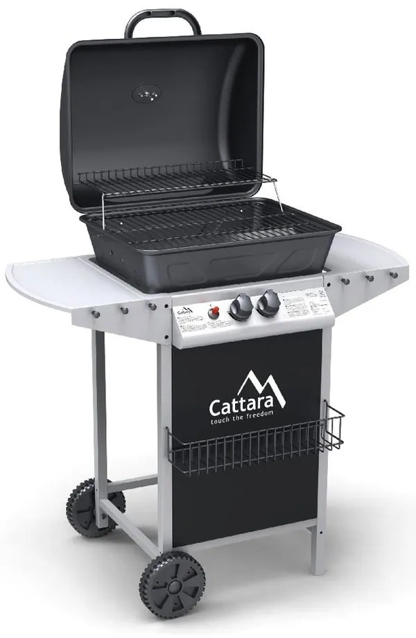 Party Point Flame Tamer gurulós kerti gáz grillsütő - Cattara