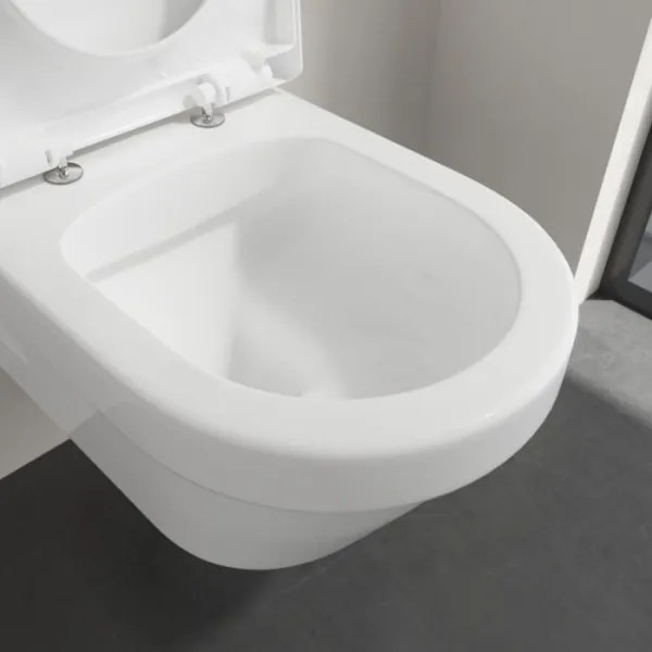 Villeroy & Boch 5684HRR1 - Fali WC SoftClose ülőkével ARCHITECTURA kerámia/fehér