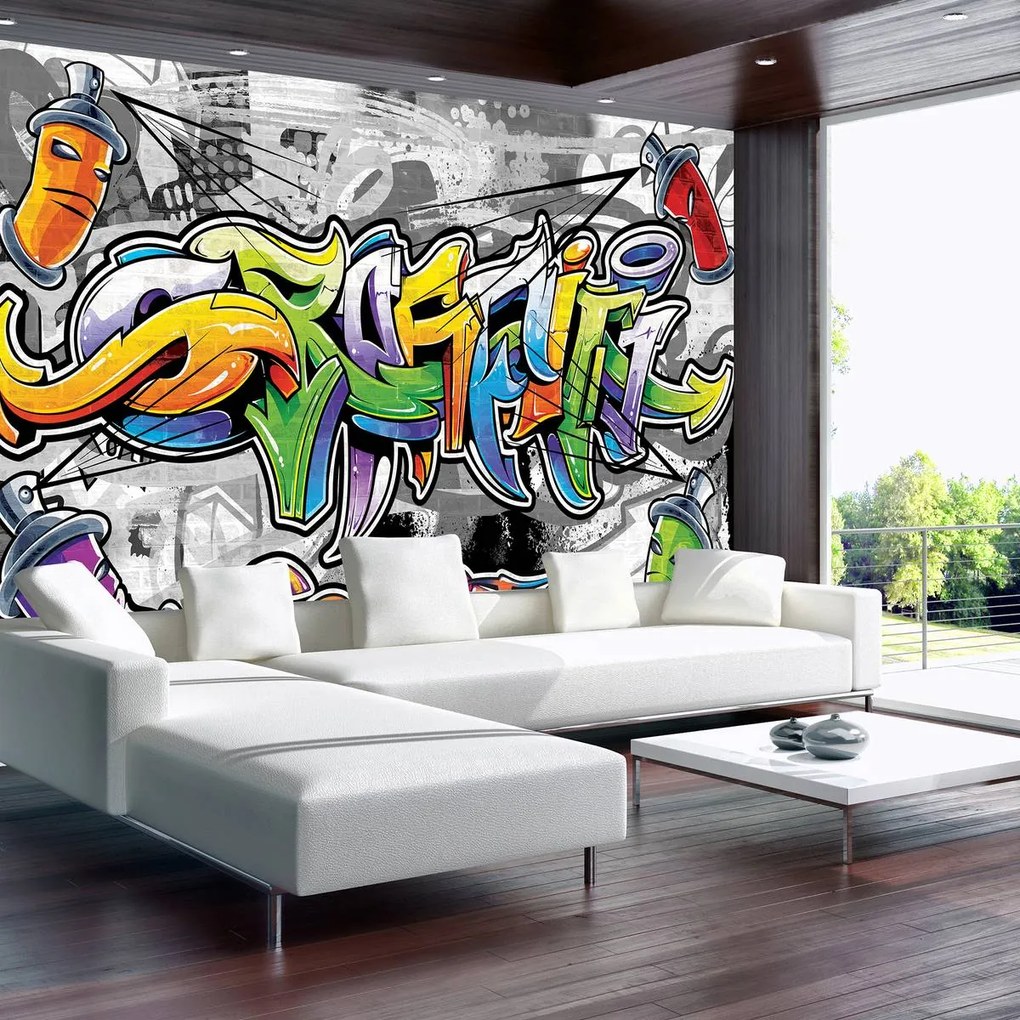 Fotótapéta - Színes Graffiti (152,5x104 cm)