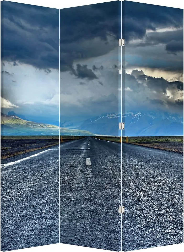 Paraván - vihar az úton (126x170 cm)