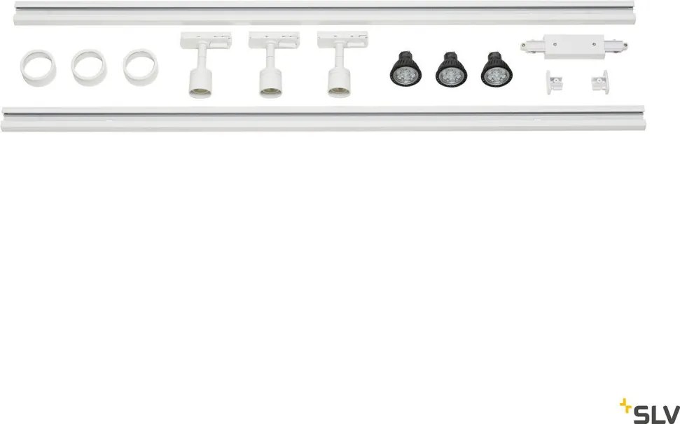 SLV 1F TRACK SET 143191 Sínreflektor 3x12.9W/GU10 IP20