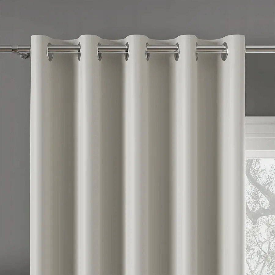 Blackout Szövet Függöny Anyag Dona 280cm pasztell szürke