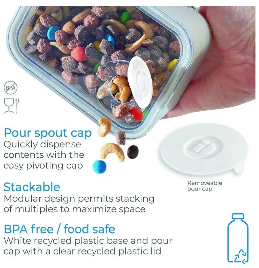 Liszttartó-őrölt élelmiszer tartó doboz Eco System – iDesign