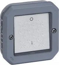 Új Plexo Kétpólusú kapcsoló mechanizmus 16AX-250V~ Szürke Legrand 069527L