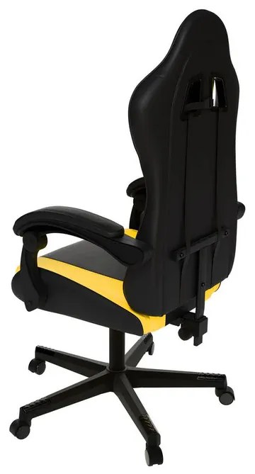 Juskys HyperSeat irodai szék - fekete/sárga