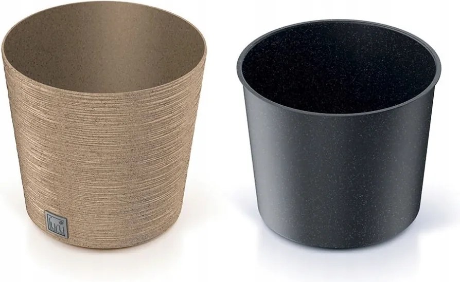 Virágcserép Fusu II bézs 140909-1890