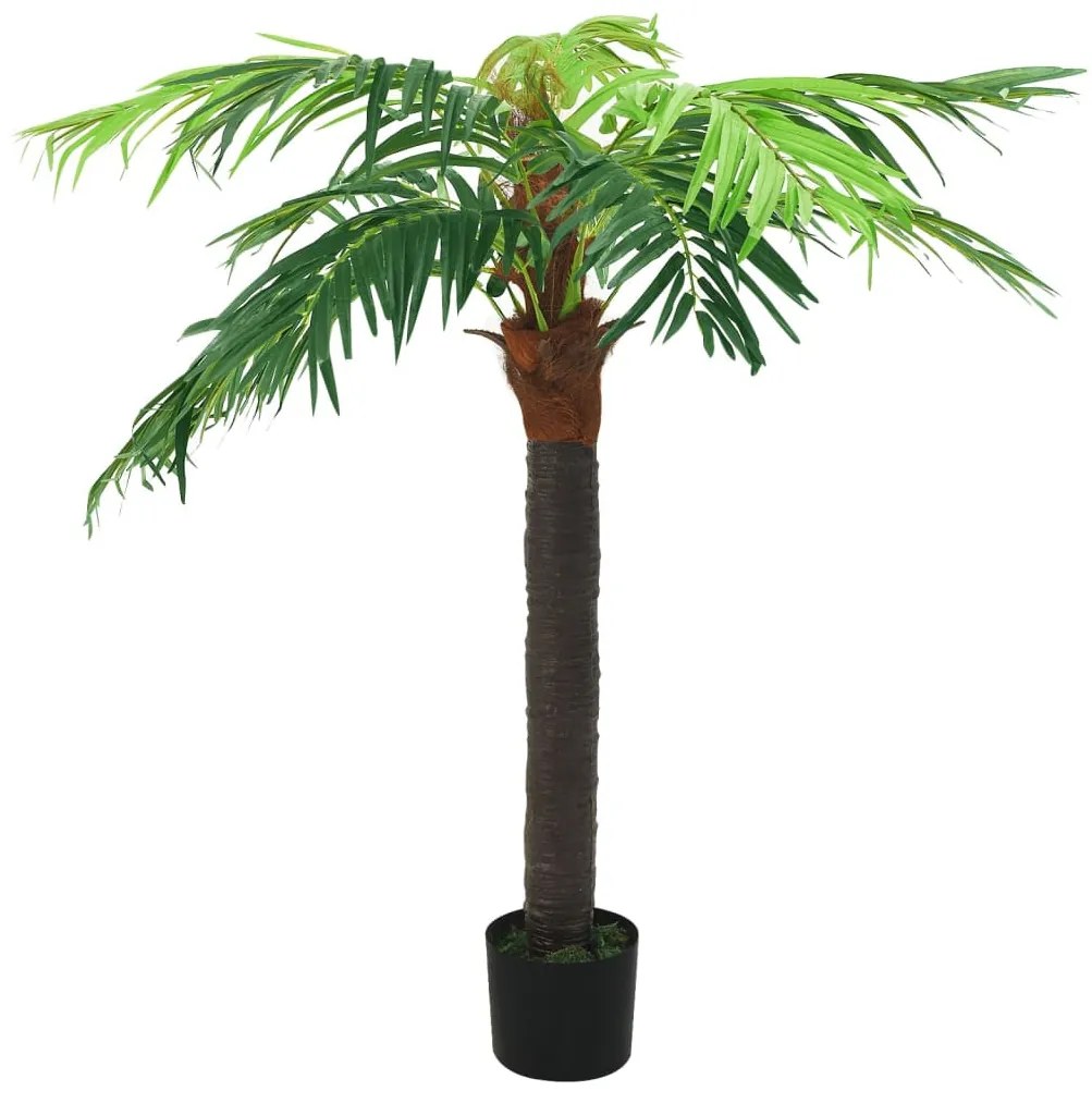 zöld cserepes műdatolyapálma 190 cm