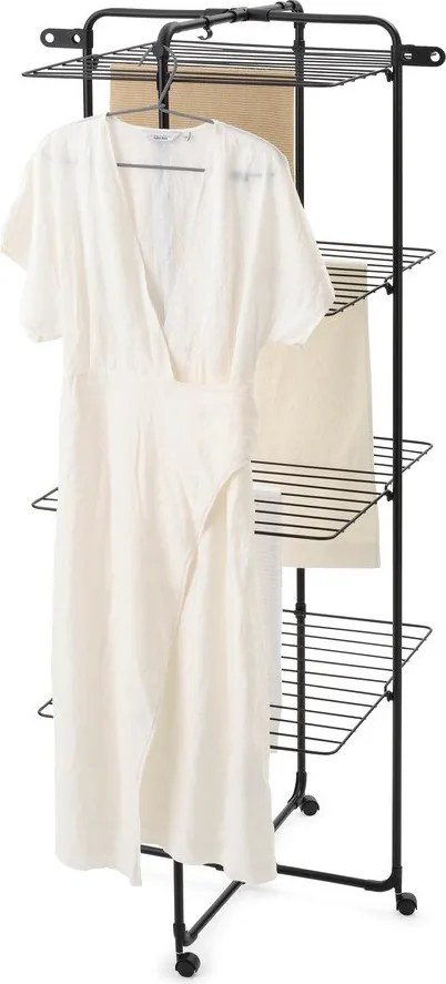 Matt fekete ruhaszárító 30 m HangOn Tower – Brabantia