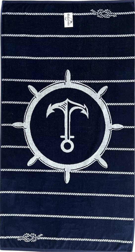 BAHIA Strandtörölköző matrózmintás 3. 165x90cm