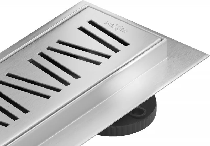 Mexen Flat 360° M22 elforgatott vonalmenti lefolyó 100 cm, inox - 1029100-40