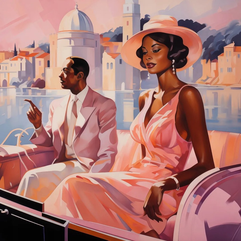 Poszter 80x80cm Találkozás a Riviérán