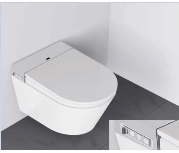 Fali WC bidével TISVILDELEJE 1600W/230V fehér+távirányító