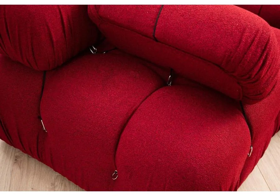 Sarokkanapé Bubble ( L1-O1-1R -Puf) - Red
