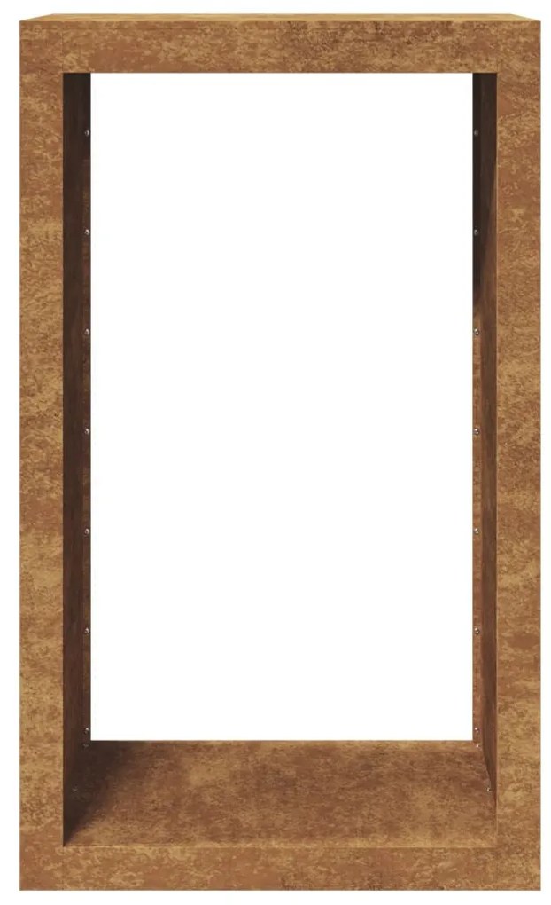 tűzifaállvány 60x40x100 cm időjárásálló acélból