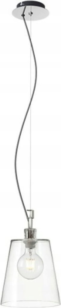 Rendl Babu New 22 függeszték átlátszó üveg/króm E27 220 mm