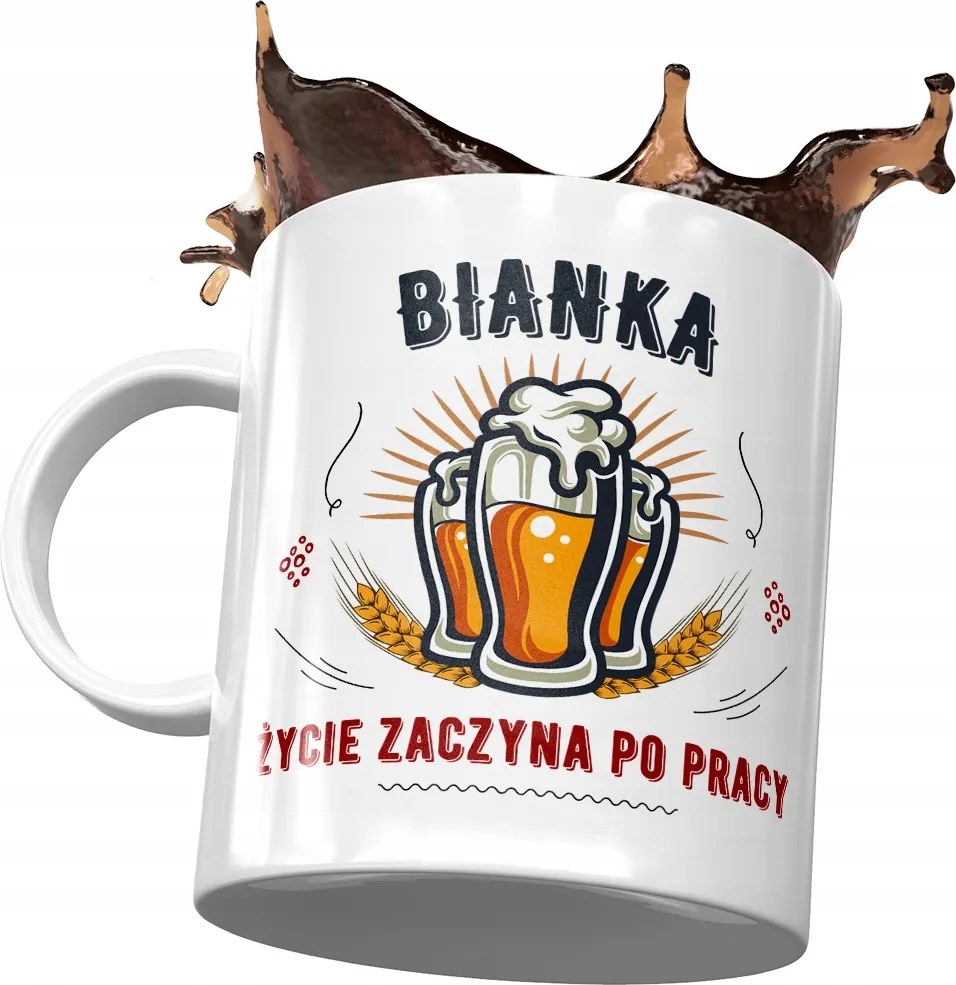 Bögre Bianka Feleség Barátnő Ajándék Nyomtatott Fotóval